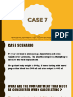 Case 7 (Fluid Replacement Therapy)