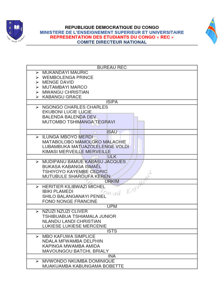 Liste Rec | PDF
