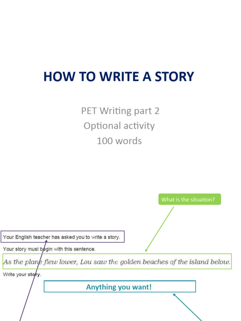 HOW TO WRITE A STORY | PDF