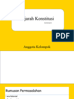 Sejarah Konstitusi