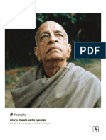 Biography Acharya - One Who Teaches by Example - Bhaktisiddhanta Dasa (ACBSP)