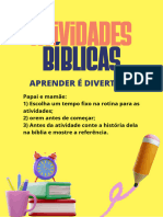 1 - Atividades Bíblicas para Crianças