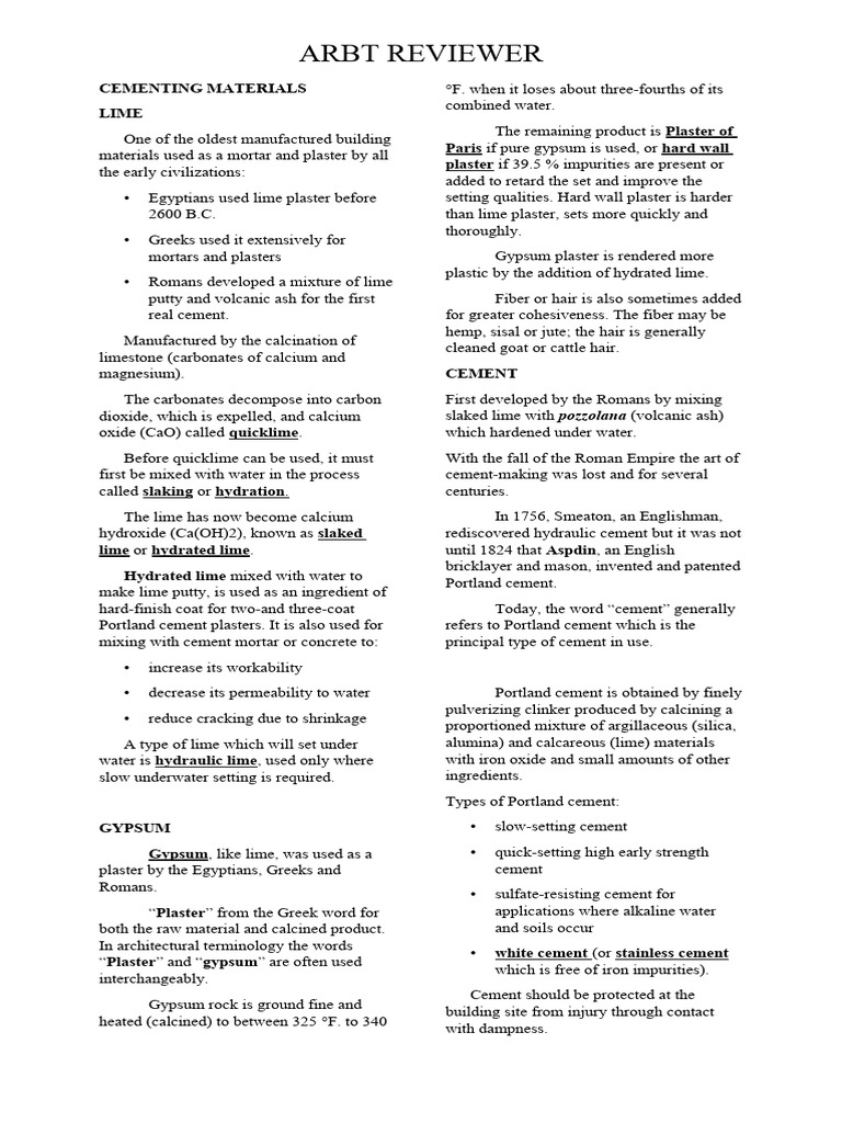 ARBT Building Products Overview | PDF