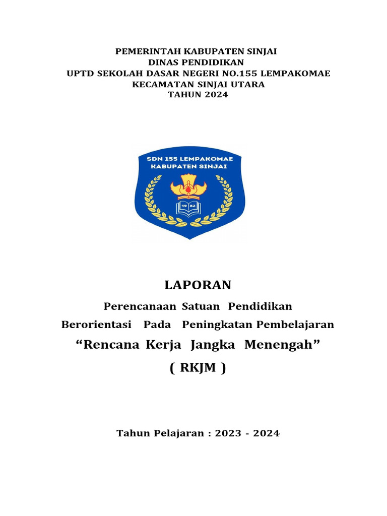 Contoh RKJM Satuan Pendidikan 2024-2027 | PDF