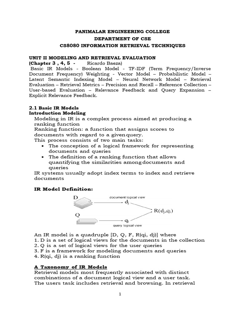 Boolean Model in Information Retrieval | PDF | Information Retrieval ...
