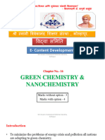 Green Chemstry and Nanochemistry