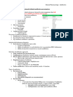 Clinical Pharmacology - Rationale Behind Antibiotics Prescription