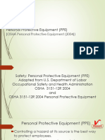 6 OSHA Personal Protective Equipment (2004)