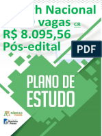 Plano de Estudo Ebserh Pos Edital