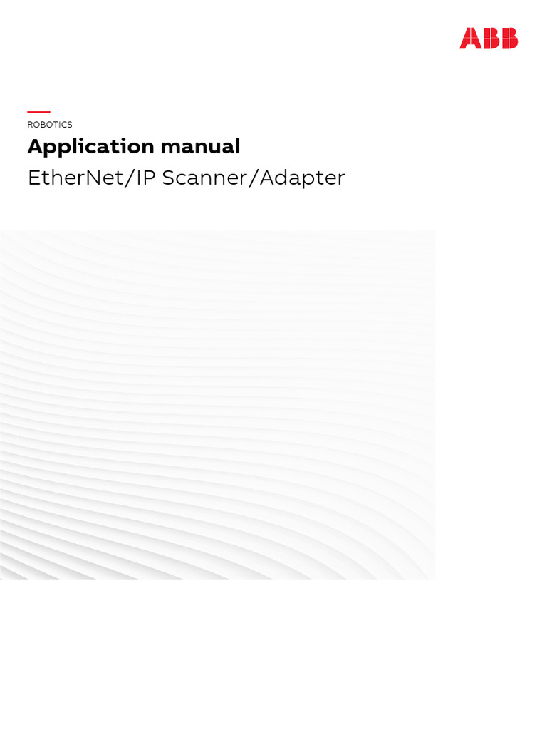 3HAC066565 AM EtherNetIP Scanner Adapter RW 7-En | PDF | Computer ...