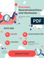 (MC 101) 4.1 Enzymes, Neurotransmitters, and Hormones