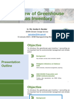 Overview of Greenhouse Gas Inventory Comp