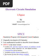 Electronic Ciriuct Simulation LTspice Softwer