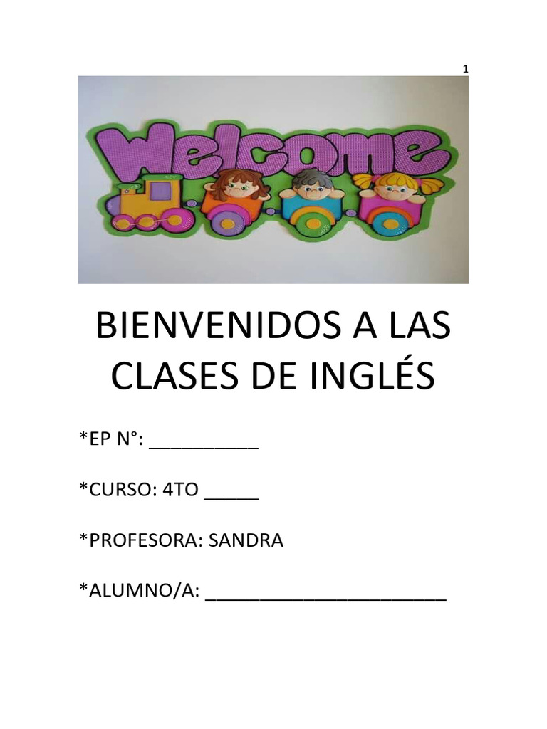 Clases de Inglés para 4to Grado | PDF | Arco iris | Color
