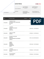 Account Details and Transaction History: Sa Passbook