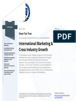 International Marketing & Cross Industry Growth (Yonsei University)