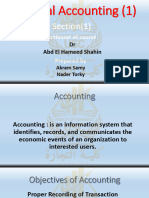 Financial Accounting (1) : Section