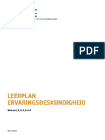 Leerplan Ervaringsdeskundigheid 1