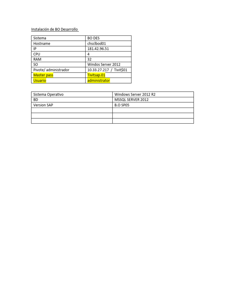 Instalacion bo 4 2 sp05 mssql 2012 descargar gratis pdf servidor