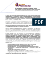 Protocolo de Prevención y Atención en Casos de Violencia