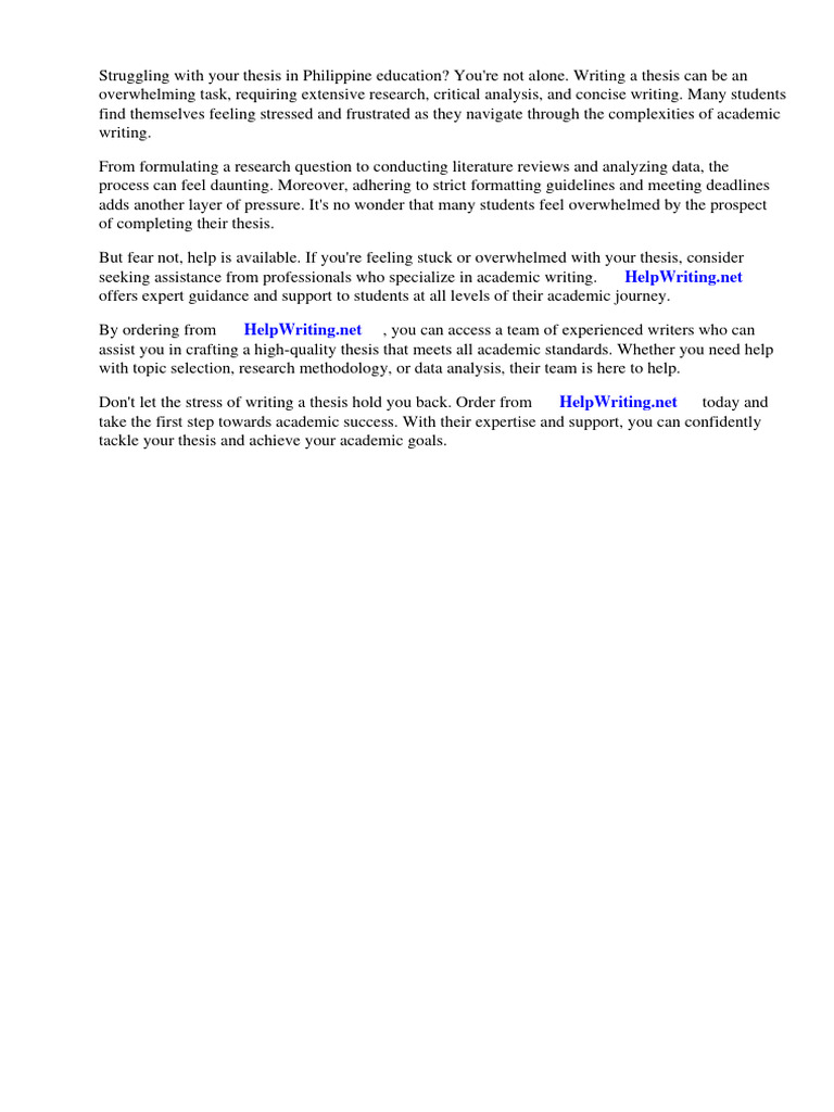 List of Thesis Title in Philippine Education | PDF | Thesis