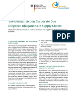 The German Act On Corporate Due Diligence Obligations