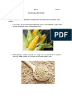 Classification of Feed Stuff