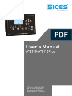 Manual Do Usuário ATS 115 - ATS 115 Plus