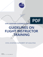 CAGM 1009 Guidelines On Flight Instructor Training ISS01 - REV01