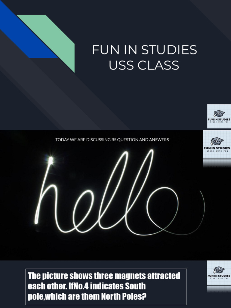 Fun in Studies Uss Class | PDF | Science & Mathematics