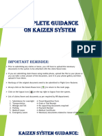 Kaizen System Guidance