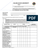 BSED Math - F AQA INS 014 - General Internship Evaluation Form