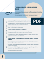 Quiz Treinamento Compliance Goiânia