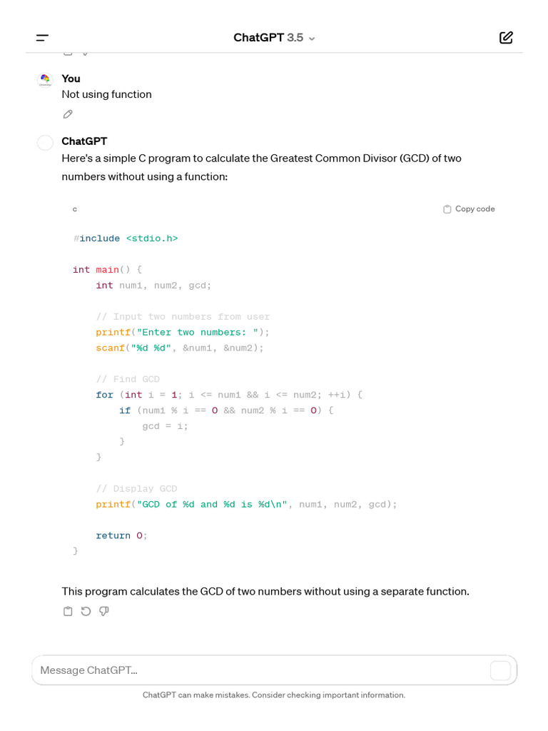 GCD of Two Number | PDF