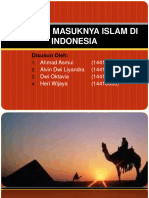 Sejarah Masuknya Islam Di Indonesia: Disusun Oleh