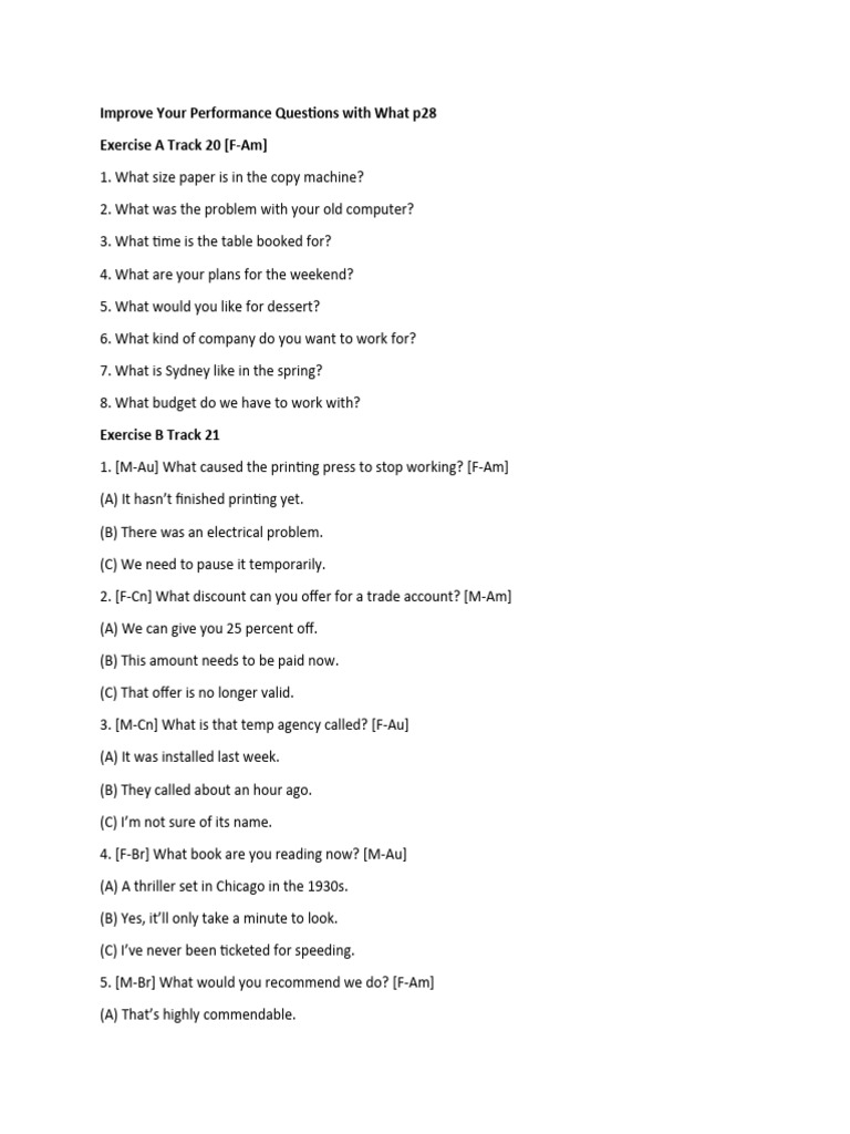 Improve Performance with Effective Questions | PDF