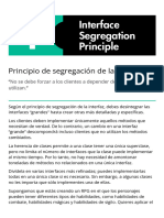 I Interface Segregation Principle