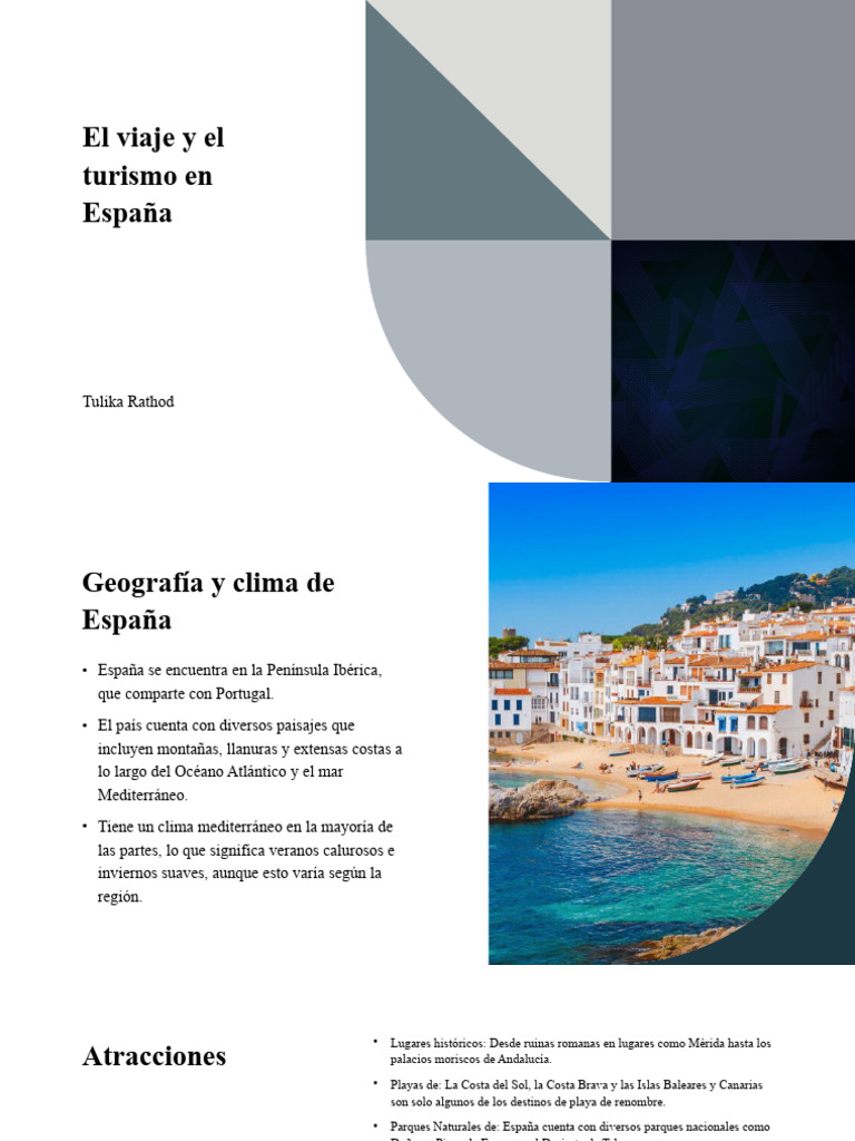 El Viaje y El Turismo en España | PDF | España | Madrid