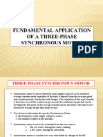 Lesson 4 Application of A Three-Phase Synchronous Motor