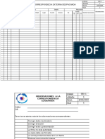 Registro de Correspondecia Externa Despachada