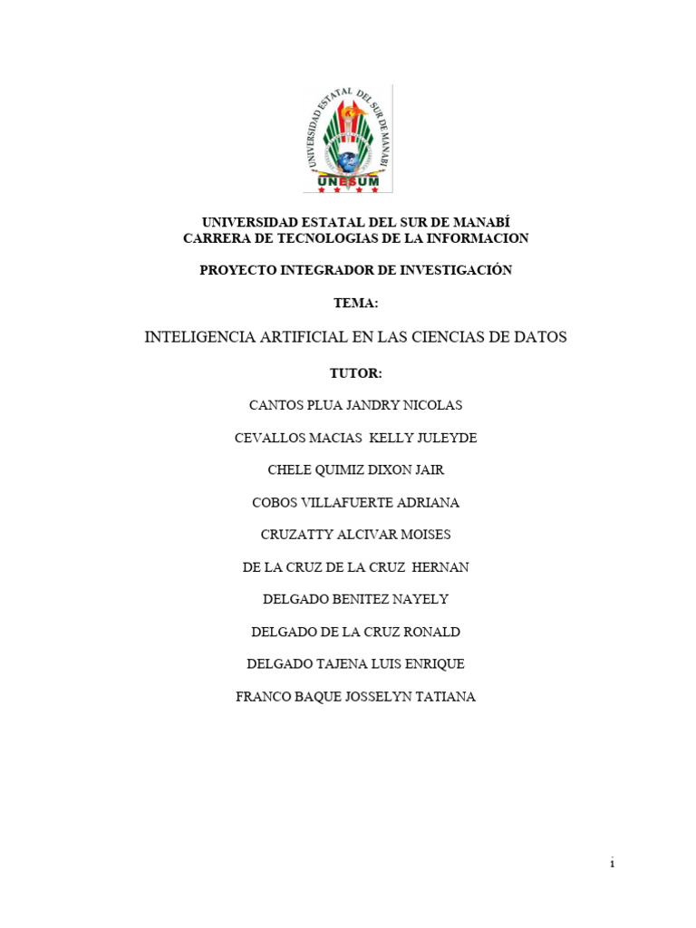Ejemplo proyecto pis photomath pdf inteligencia artificial