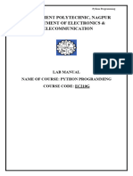 Ec210g - Lab Manual