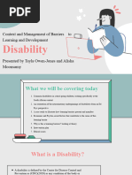 Disability Presentation 2023