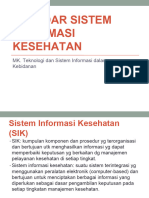 Standar Sistem Informasi Kesehatan