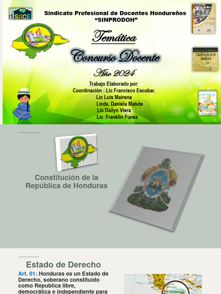 Concurso Docente 2024 en Honduras | PDF | Honduras | Derechos humanos