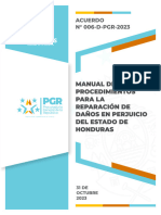 Manual de Procedimientos para La Reparación de Daños en Perjuicio Del Estado de Honduras