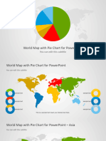 6051 01 World Map With Pie Diagram