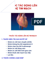 Thuoc Tac Dong Len He Tim Mach