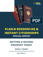 Plan-B Residencies & Instant Citizenships - By Mikkel Thorup