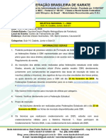 Seletiva Nacional 1 - 2024 - Informações.